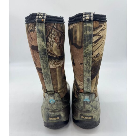 Bogs Youth Classic High Mossy Oak Hunting Boots 10" Camo Outdoors Pull On Rubber - Picture 11 of 14